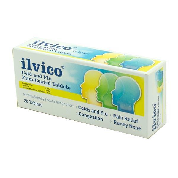 Ilvico Cold & Flu Tablets - 20 Pack - Cobh Pharmacy