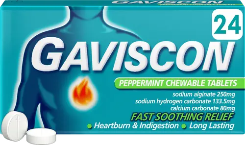 GAVISCON PEPPERMINT TABLETS