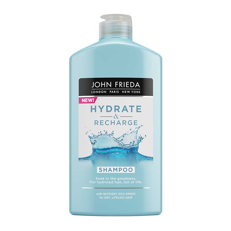 JOHN FRIEDA HYDRATE AND RECHARGE SHAMPOO 250ML - Cobh Pharmacy