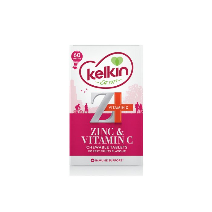 Kelkin Zinc & Vitamin C Chewable - 60 Pack - Cobh Pharmacy