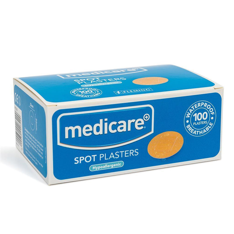 Medicare Waterproof Spot Plasters - 100 Pack - Cobh Pharmacy