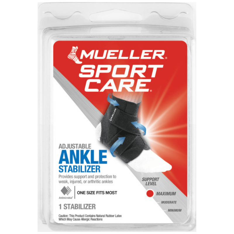 MUELLER ADJUSTABLE ANKLE STABILIZER 1PACK - Cobh Pharmacy