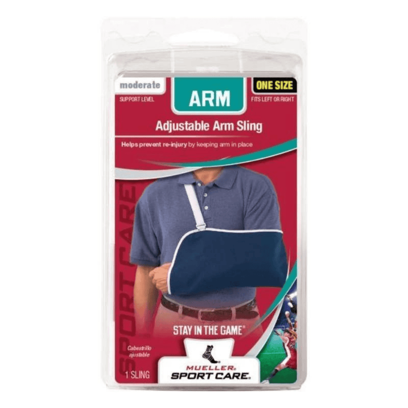 MUELLER ARM SLING OSFM BLUE - Cobh Pharmacy