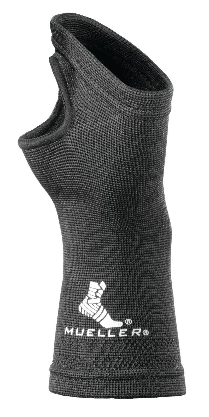 MUELLER ELASTIC WRIST SUPPORT BLACK LG - Cobh Pharmacy