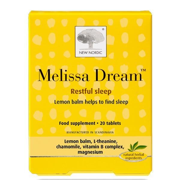 New Nordic Melissa Dream Restful Sleep 20 Tablets - Cobh Pharmacy