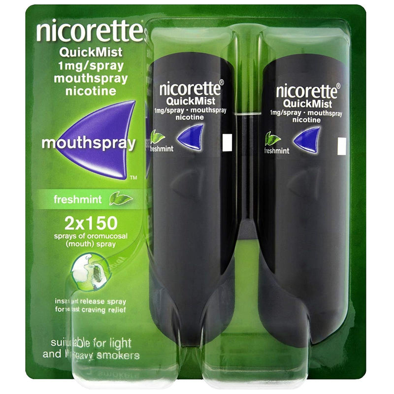 Nicorette Quickmist Freshmint Double 2x1mg - Cobh Pharmacy