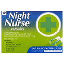 NIGHT NURSE CAPSULES 10S - Cobh Pharmacy