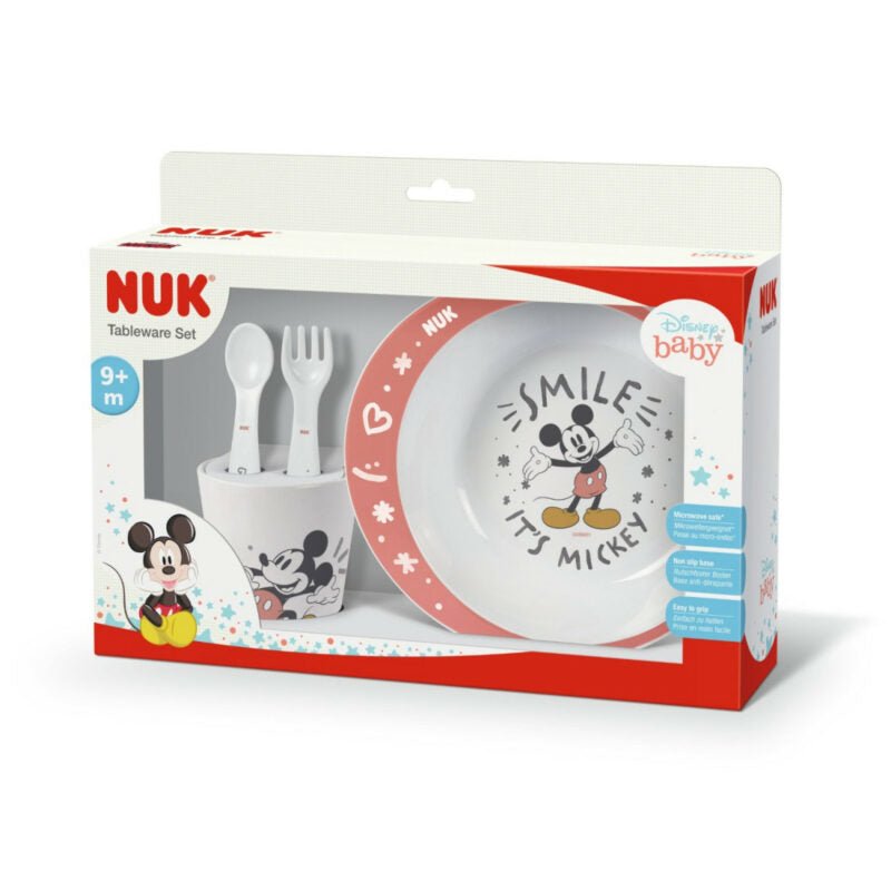 NUK MICKEY MOUSE TABLEWARE SET 4PC - Cobh Pharmacy