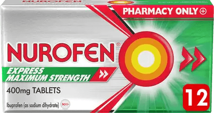 NUROFEN EXPRESS TABS 400MG MAX 12 - Cobh Pharmacy