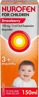 NUROFEN FC S BERRY SUSP 3+ N SYRINGE 150ML - Cobh Pharmacy