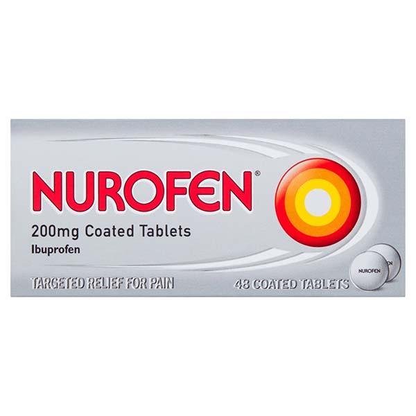 Nurofen Ibuprofen 200mg Coated Tablets - Cobh Pharmacy