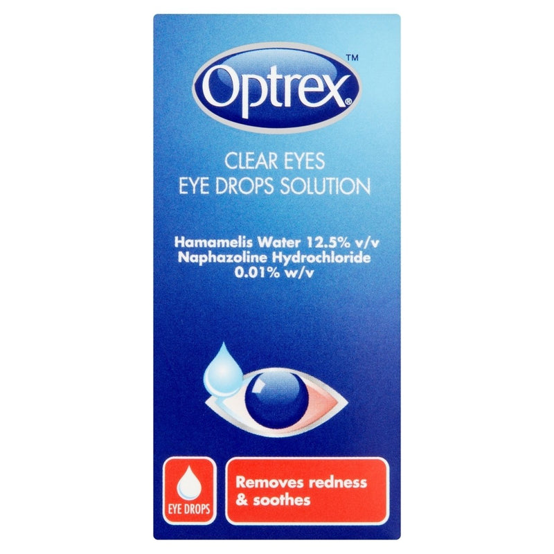 Optrex Clear Eyes Eye Drops Solution 10ml - Cobh Pharmacy