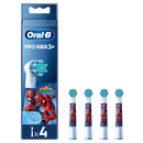 ORAL B KIDS STAGES SPIDERMAN REFILL HEADS 4 PACK - Cobh Pharmacy