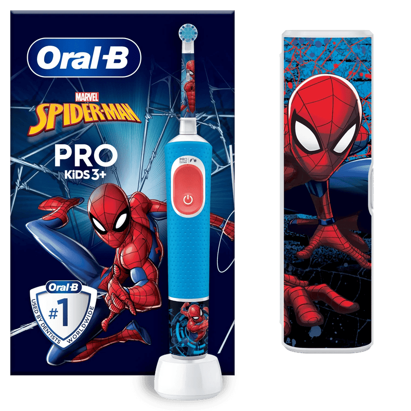 ORAL B KIDS VITALITY PRO SPIDERMAN GIFT SET - Cobh Pharmacy