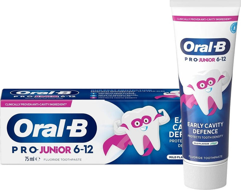 ORAL B PRO JUNIOR TOOTHPASTE 75ML - Cobh Pharmacy