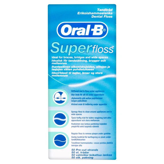 ORAL B FLOSS SUPER STRANDS 50S