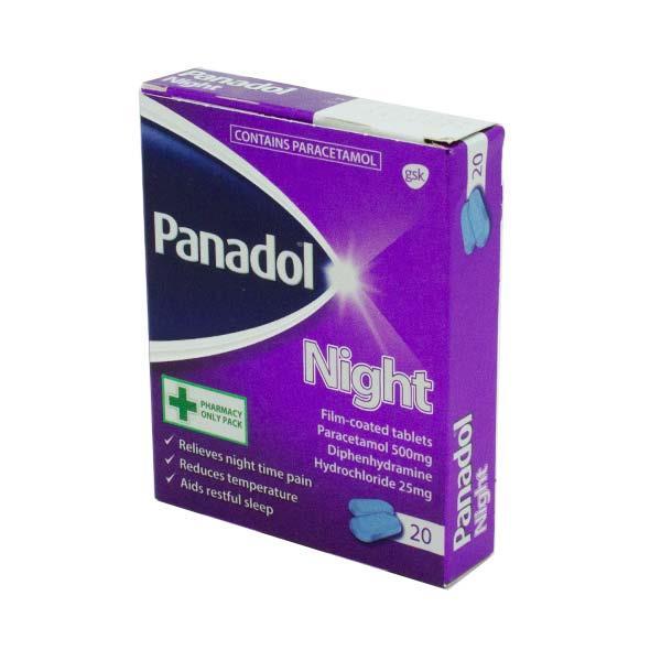 Panadol Night Tablets - 20 Pack - Cobh Pharmacy