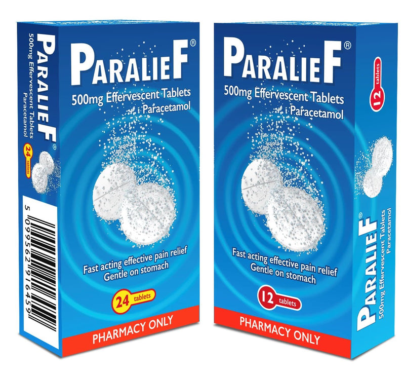 PARALIEF 500MG EFFERVESCENT TABS 24 - Cobh Pharmacy