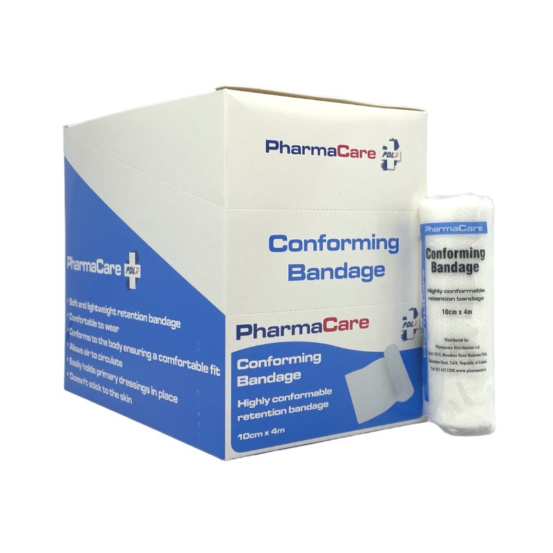 PHARMACARE CONFORMING BANDAGE 10X4 CM - Cobh Pharmacy