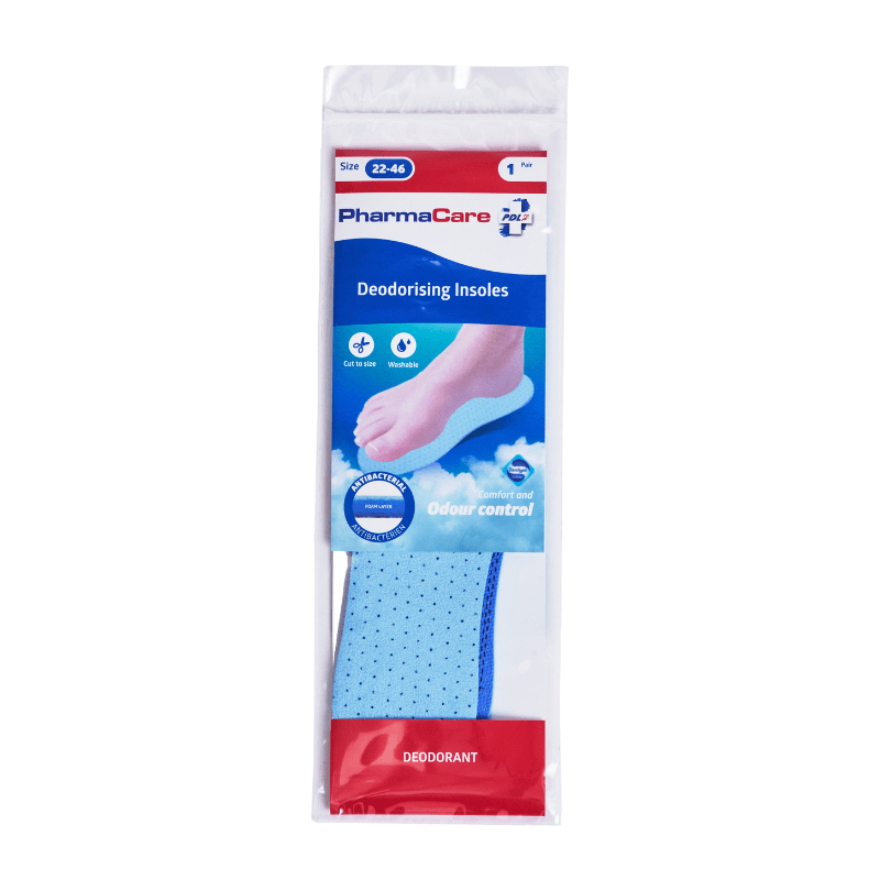 PHARMACARE DERAMED DEODORISING INSOLES - Cobh Pharmacy