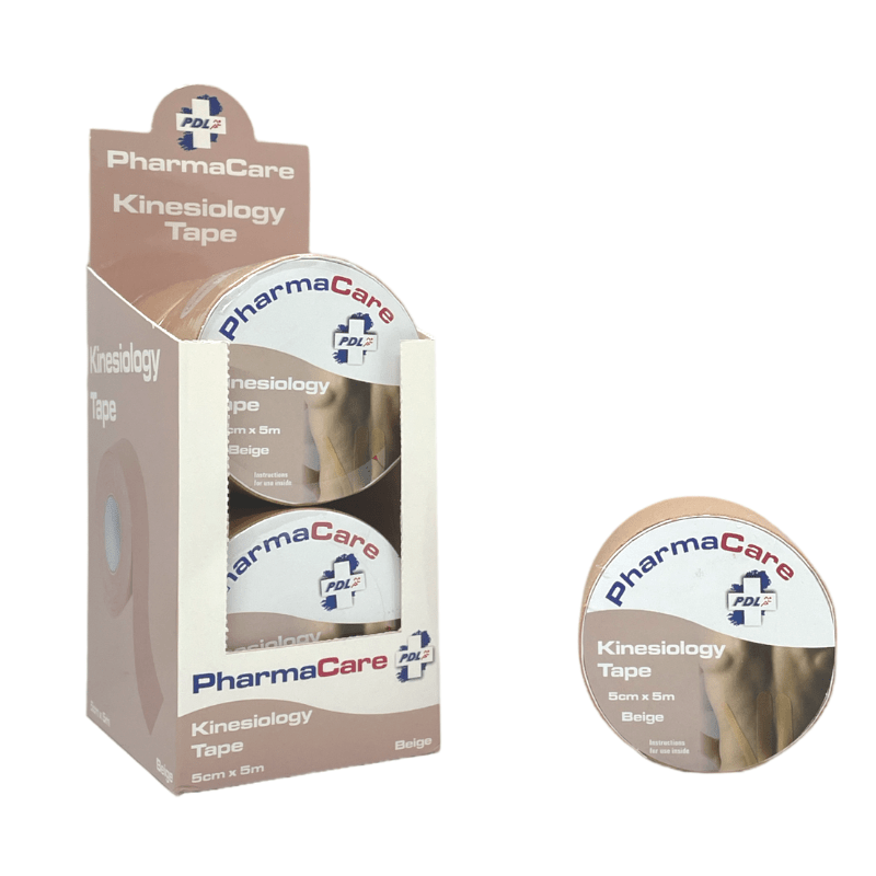 PHARMACARE KINESIOLOGY TAPE BEIGE 5CM X 5M - Cobh Pharmacy