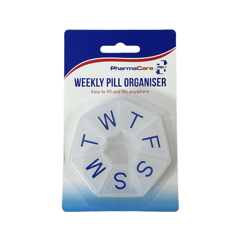 PHARMACARE ROUND WEEKLY PILL ORGANIZER 1 PACK - Cobh Pharmacy