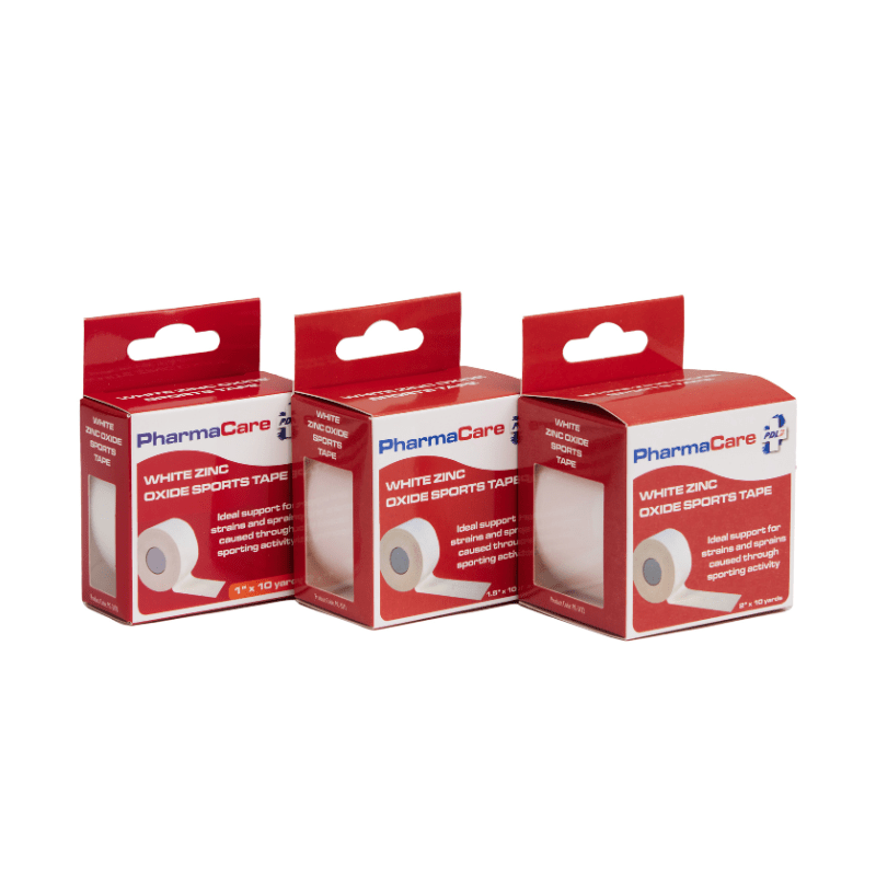 PHARMACARE ZINC OXIDE TAPE 1 INCH X 10 METERS - Cobh Pharmacy