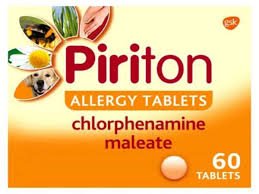 PIRITON TABS 4MG 60 PACK - Cobh Pharmacy