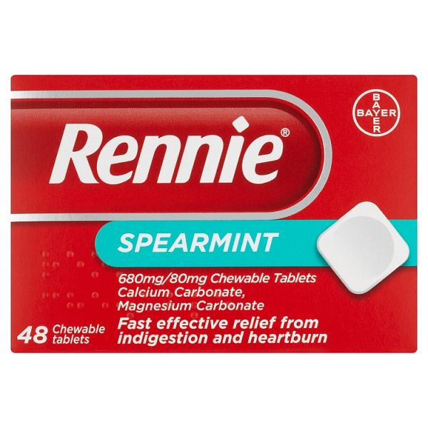 Rennie Spearmint Tablets - Cobh Pharmacy