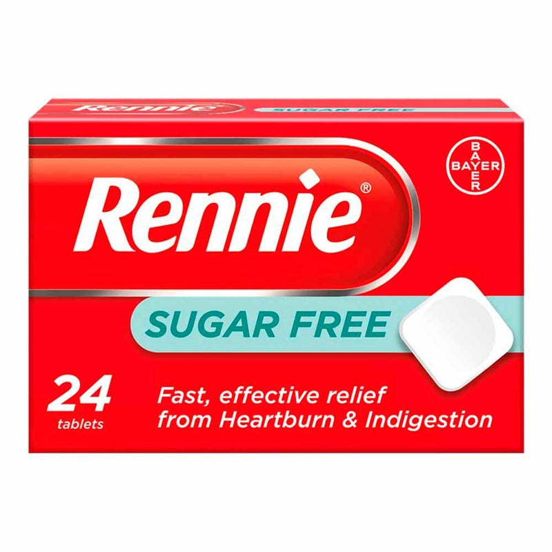 Rennie Sugar Free Tablets 24 Pack - Cobh Pharmacy