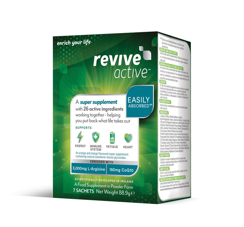 REVIVE ACTIVE HEALTH FOOD SACHETS 7S - Cobh Pharmacy