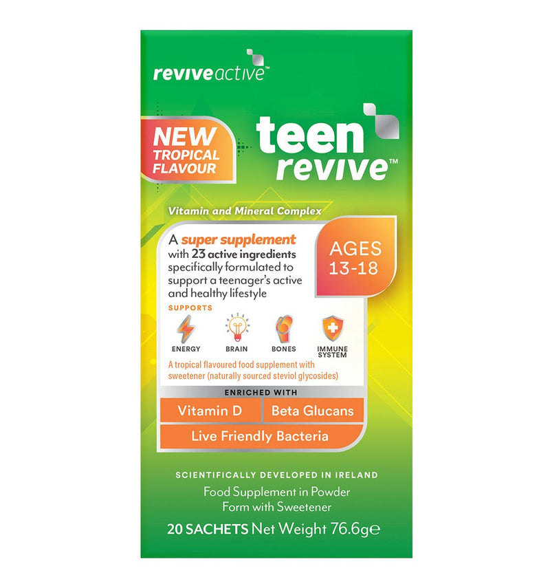 REVIVE ACTIVE TEEN TROPICAL 20S - Cobh Pharmacy