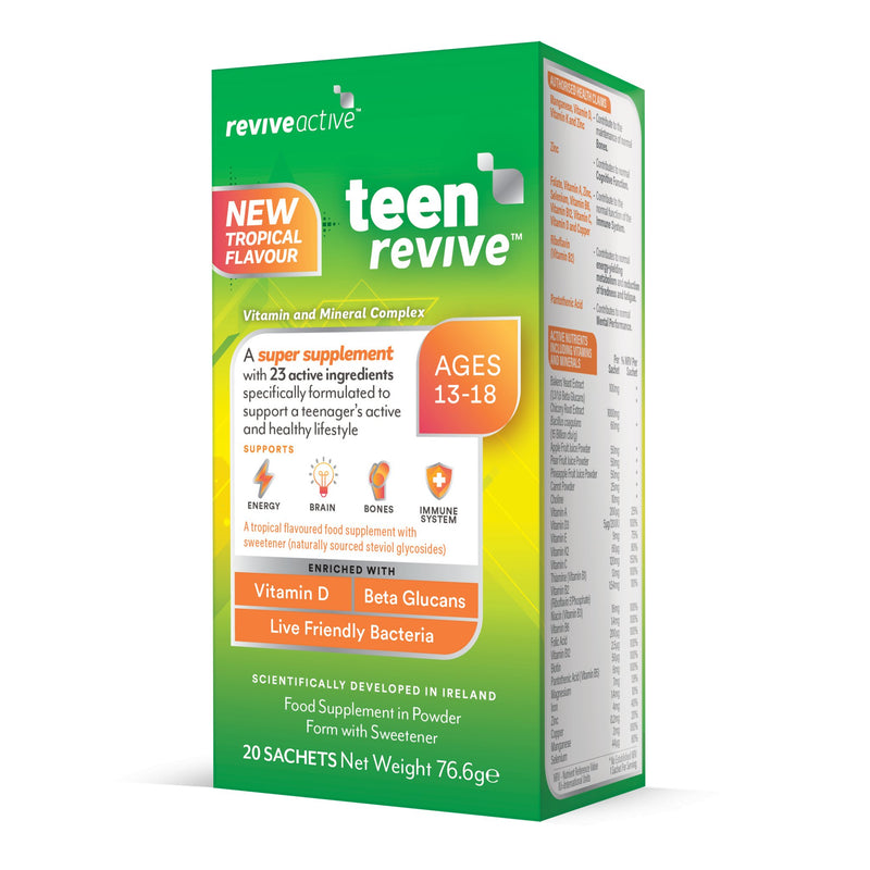 REVIVE ACTIVE TEEN TROPICAL 20S - Cobh Pharmacy