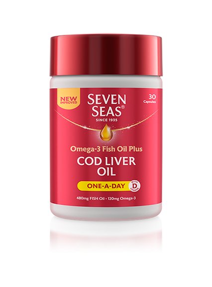 SEVEN SEAS COD LIVER OIL 120 CAPS ONE A DAY - Cobh Pharmacy