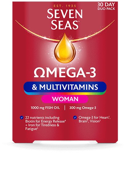 SEVEN SEAS OMEGA 3 & MULTIVITAMINS WOMAN 30 DAY DUO PACK - Cobh Pharmacy