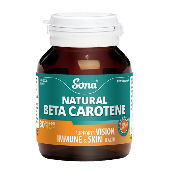 Sona Beta Carotene 30 - Cobh Pharmacy