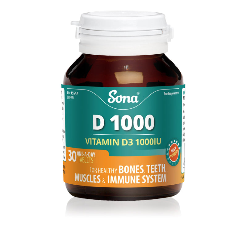 Sona D3 1000 IU - Cobh Pharmacy