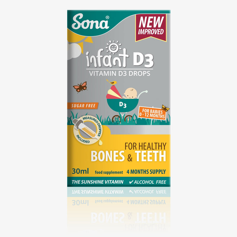 SONA INFANT D3 VITAMIN D3 DROPS 30ML - Cobh Pharmacy