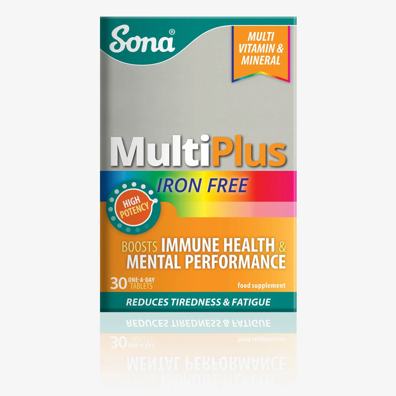 SONA IRON FREE MULITVIT MINER 30S - Cobh Pharmacy