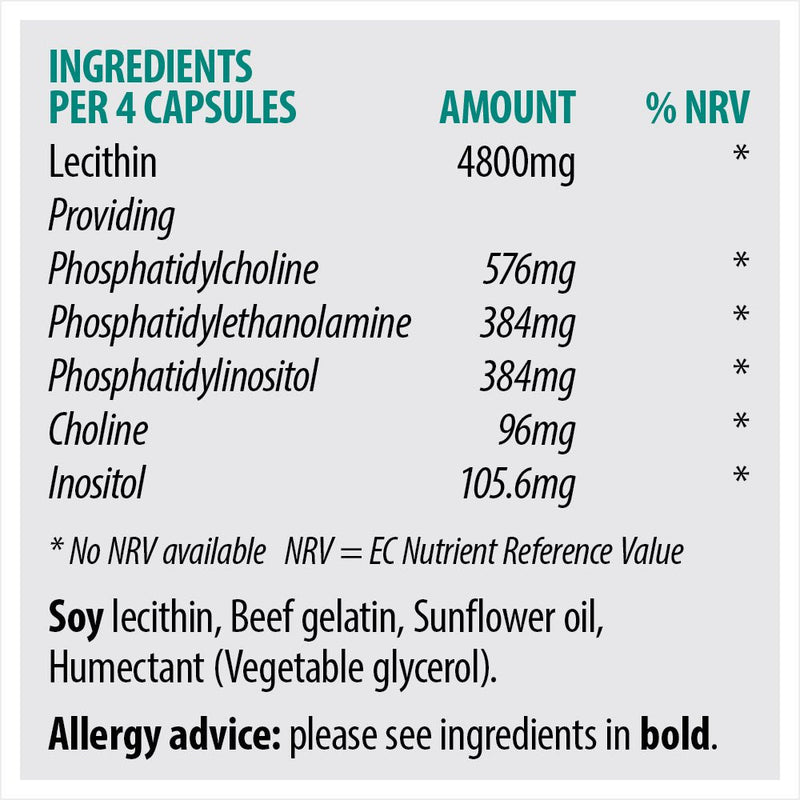 SONA LECITHIN CAPS 1200MG 90S - Cobh Pharmacy