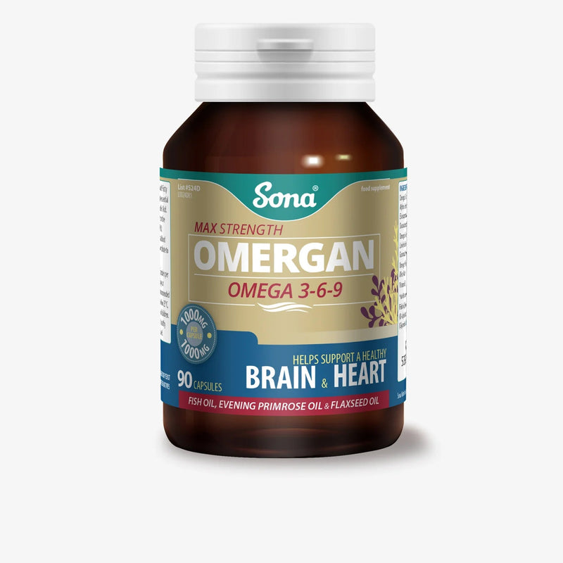 SONA OMERGAN OMEGA 369 90 CAPS - Cobh Pharmacy