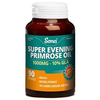 Sona Super Evening Primrose Oil 1000mg 90 Capsules - Cobh Pharmacy