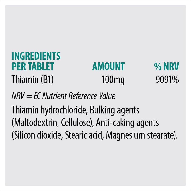 SONA THIAMIN 100MG 120 - Cobh Pharmacy