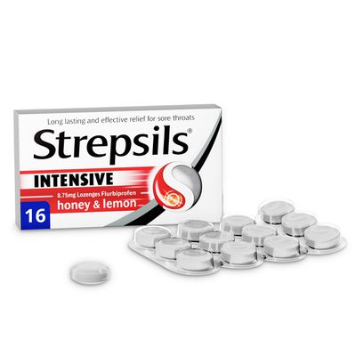 STREPSILS INTENSIVE ORANGE S FREE 16S - Cobh Pharmacy