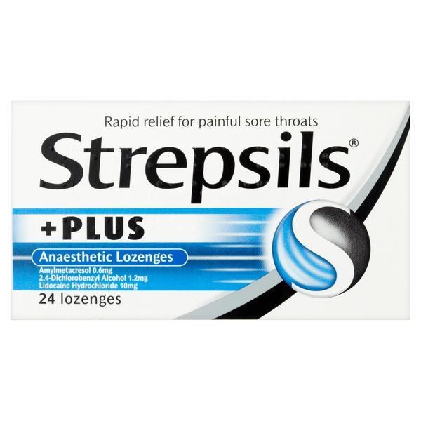 Strepsils Plus Lozenges - 24 Pack - Cobh Pharmacy