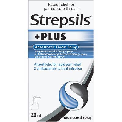 Strepsils Plus Throat Spray 20ml - Cobh Pharmacy