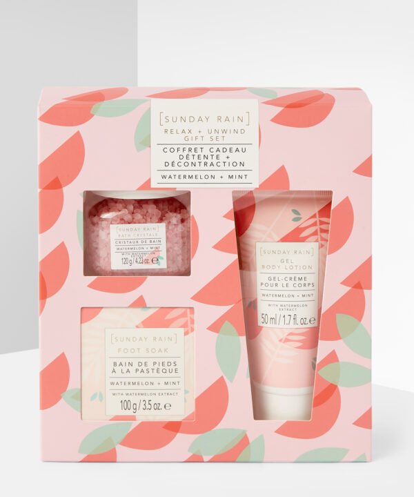 SUNDAY RAIN RELAX UNWIND WATERMELON MINT GIFT SET - Cobh Pharmacy