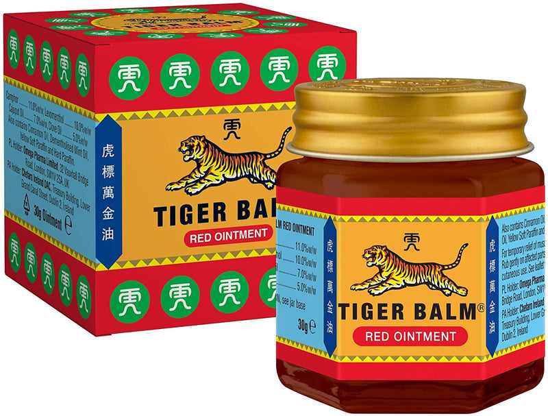 Tiger Balm Red Ointment Muscle Rub 19g - Cobh Pharmacy