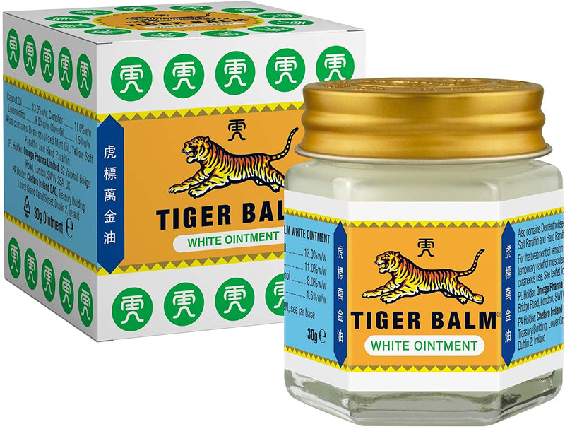 Tiger Balm White Ointment Muscle Rub 19g - Cobh Pharmacy