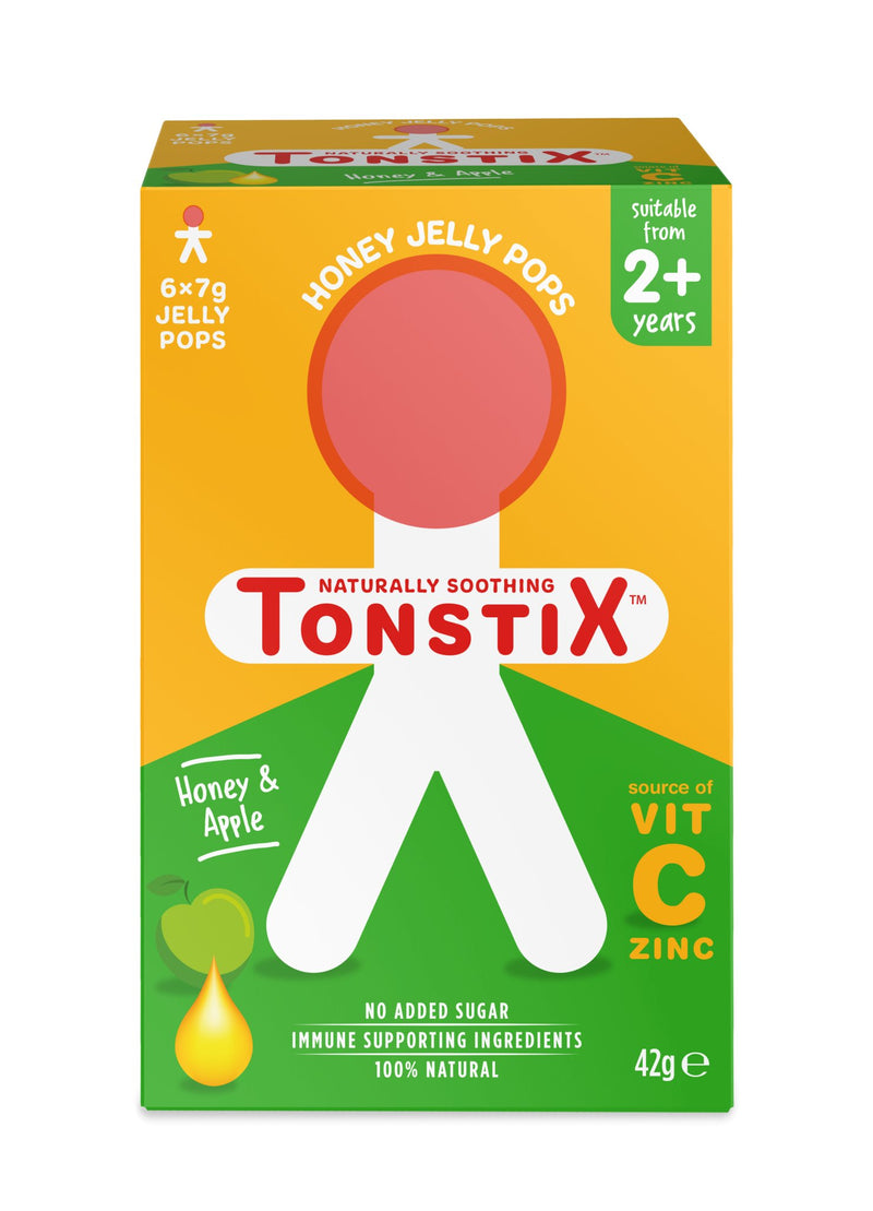 TONSTIX HONEY JELLY POPS APPLE - Cobh Pharmacy